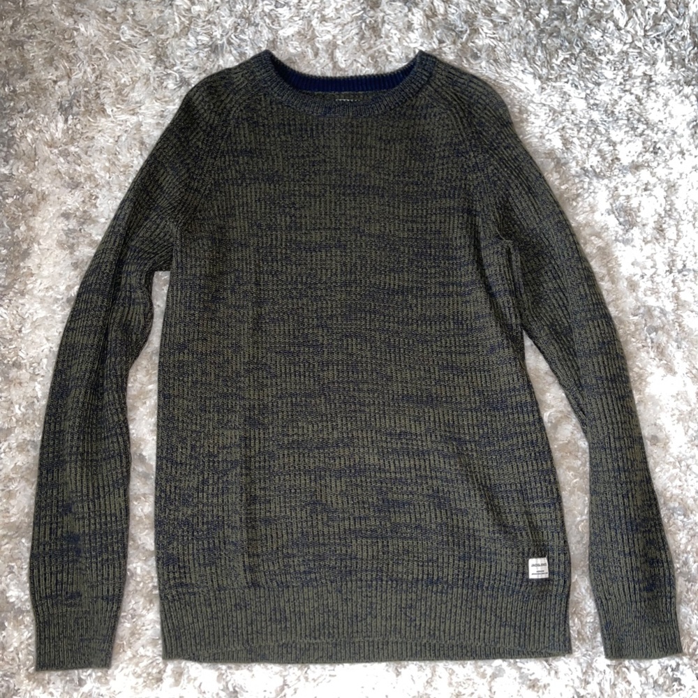 Jack & Jones Knit Crewneck Sweater Militar Green